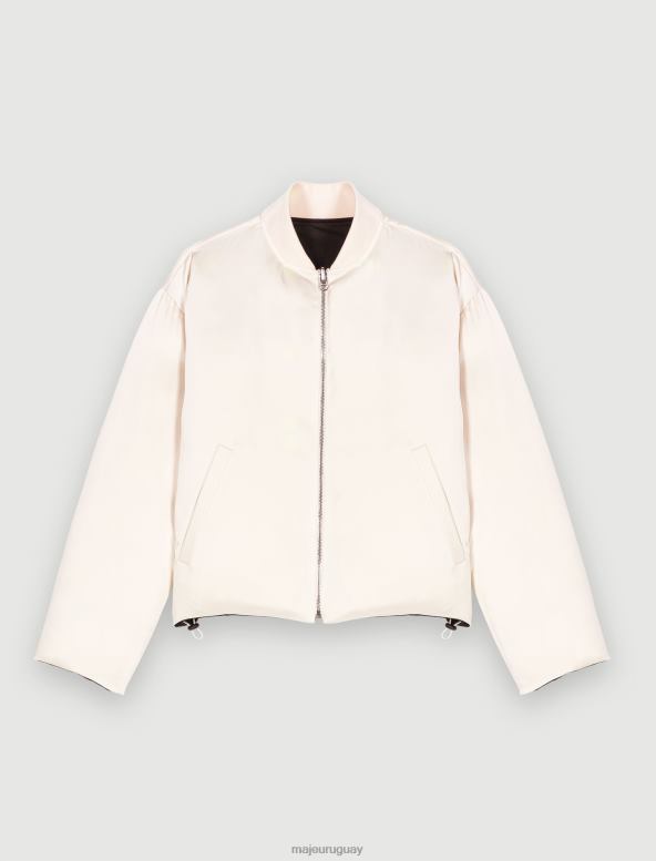 Maje chaqueta bomber reversible ropa blanco mujer 2J08B407